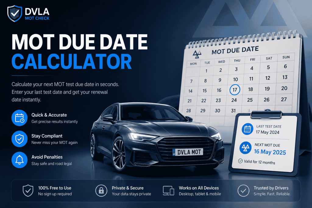 MOT due date calculator